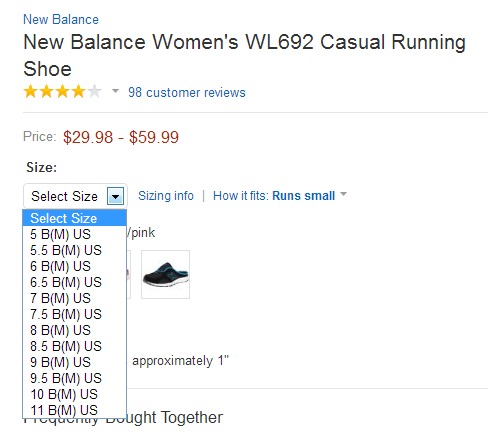 在amazon海淘鞋子如何选择尺寸？