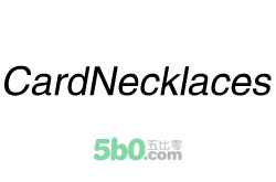 CardNecklaces美国项链礼物海淘网站