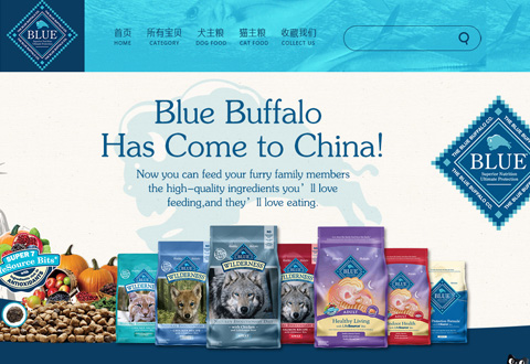 BlueBuffalo美国蓝馔猫粮狗粮品牌海外旗舰店