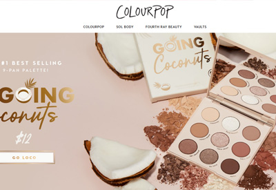 ColourPop美国卡拉泡泡平价彩妆品牌网站