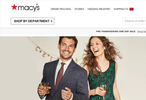 Macys 美国梅西百货公司网站