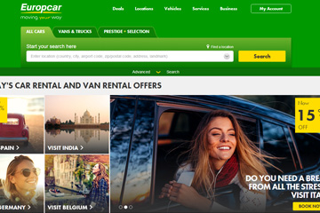 Europcar 欧洛普卡全球租车网站 